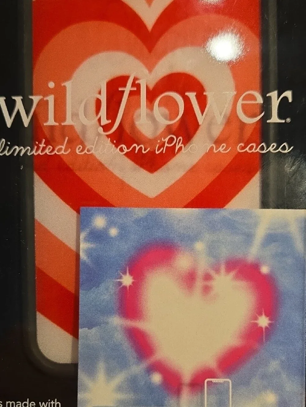 Wildflower Red & White Heart iPhone 12 Pro Max Case